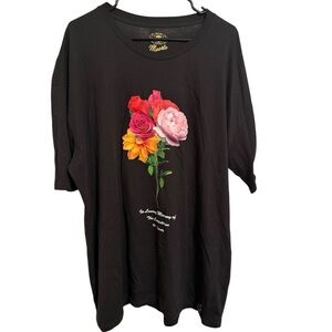 Muerte Hustle Daily Streetwear Floral Graphic Tee 3XL